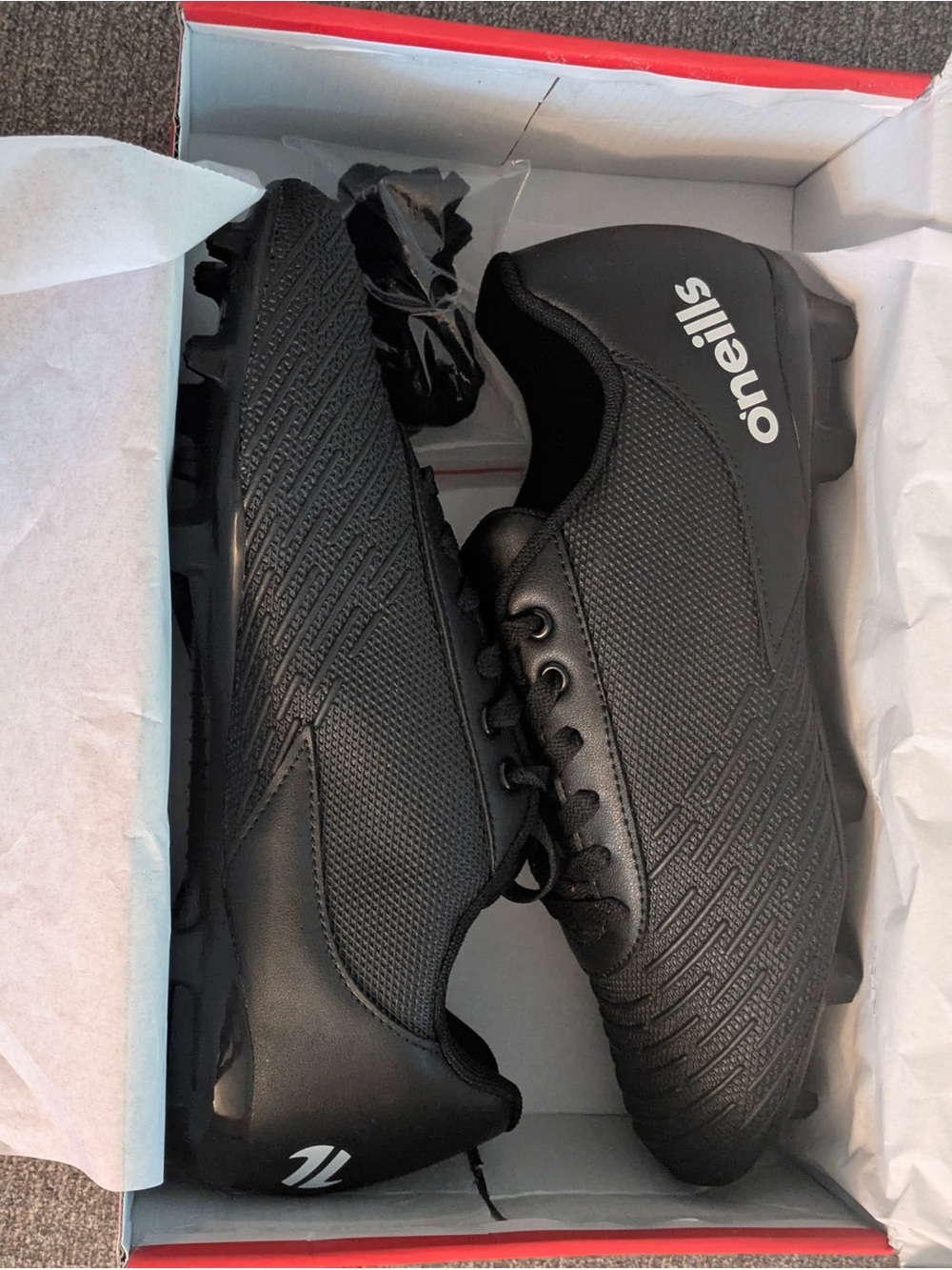 O'Neill Men's Black Turf Soccer Cleats